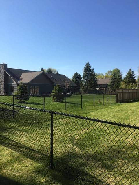 why choose black chain link fence in woodbury